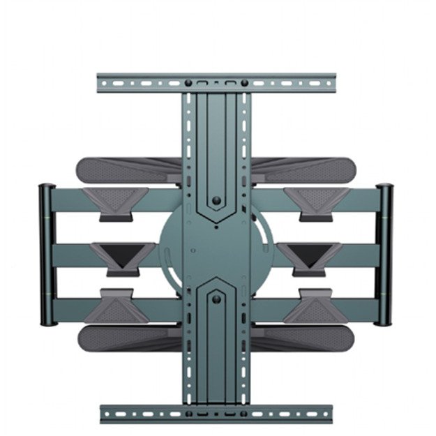 Gembird | Wall mount | WM-80STR-01 | Tilt, swivel, rotate | 40-80   | Maximum weight (capacity) 50 kg | Black