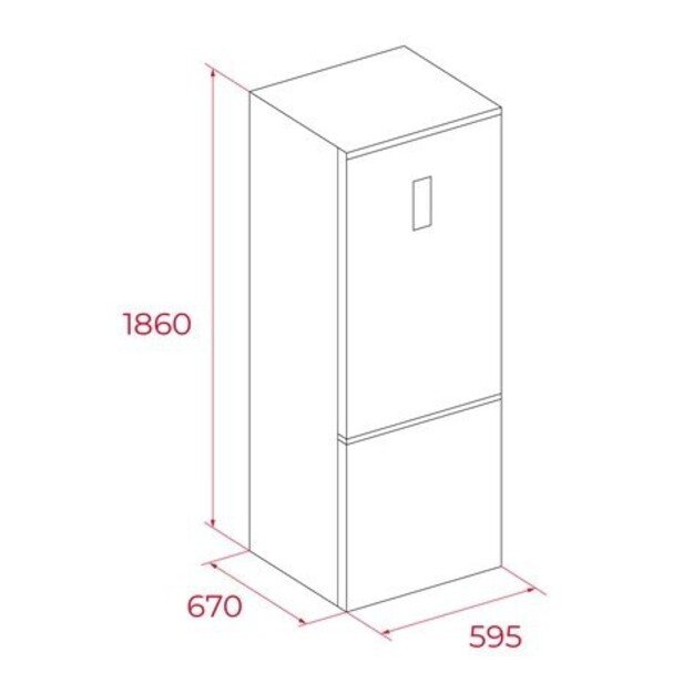 Chłodziarko-zamrażarka TEKA RBF 54650 SS XL 1