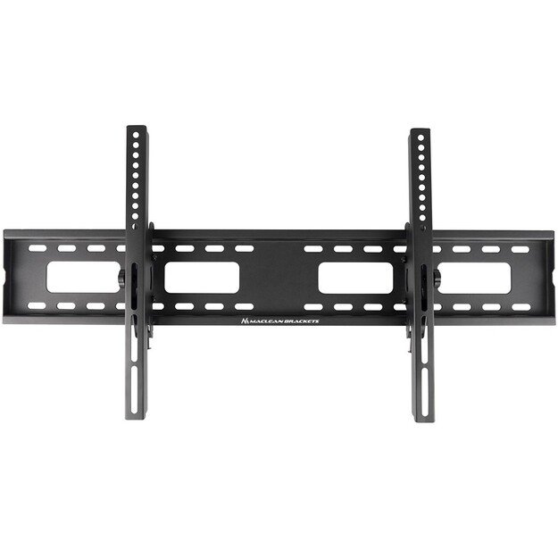 Maclean MC-422 TV Wall Mount Heavy Duty 43 -100  max VESA 800x400 120kg Tilting +/-15° Bracket Holder Hanger with Spirit Level