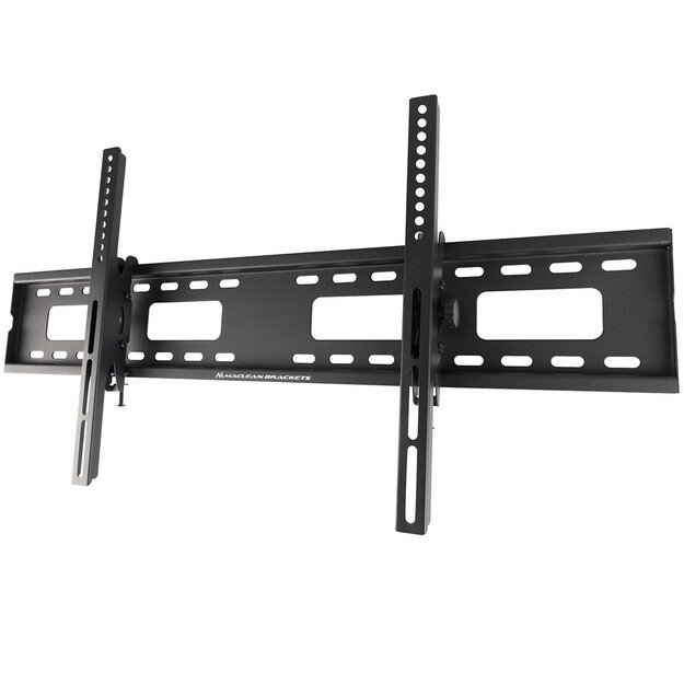 Maclean MC-422 TV Wall Mount Heavy Duty 43 -100  max VESA 800x400 120kg Tilting +/-15° Bracket Holder Hanger with Spirit Level