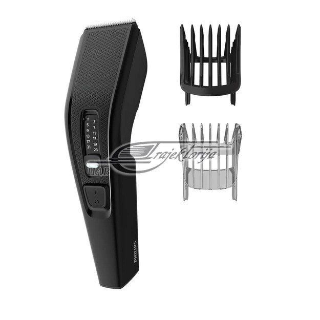 Philips | Hair Clipper | HC3510/15 Series 3000 | Corded | Number of length steps 13 | Step precise 2 mm | Black