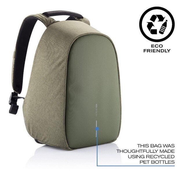 XD DESIGN ANTI-THEFT BACKPACK BOBBY HERO REGULAR GREEN P/N: P705.297