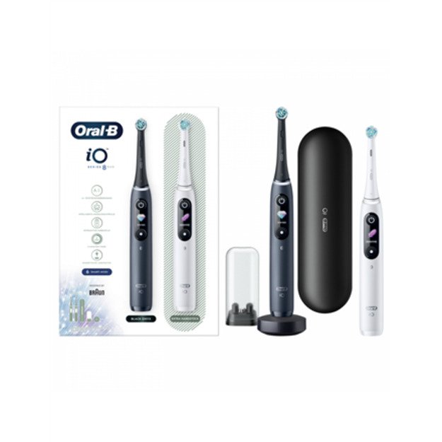 Oral-B | Electric Toothbrush | iO8 Series Duo | Rechargeable | For adults | Number of brush heads included 2 | Number of teeth b