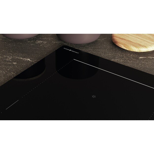 Hotpoint HS 1377C CPNE Black Built-in 77 cm Zone induction hob 4 zone(s)