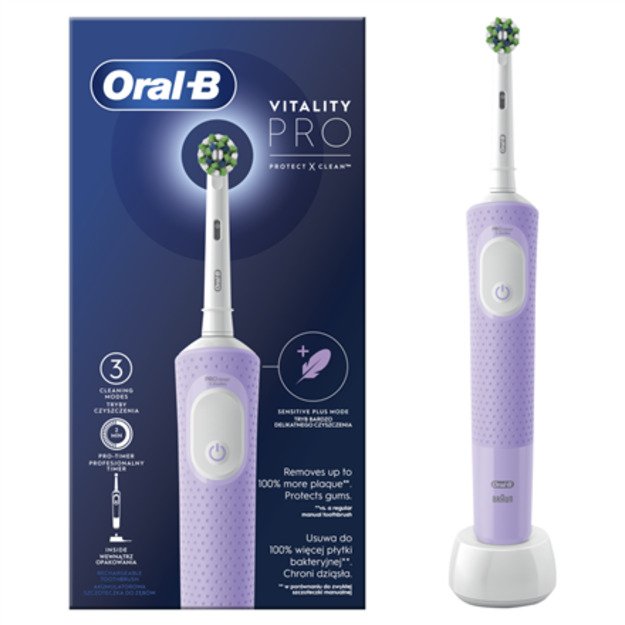 Oral-B | Electric Toothbrush | D103 Vitality Pro | Rechargeable | For adults | Number of brush heads included 1 | Number of teet