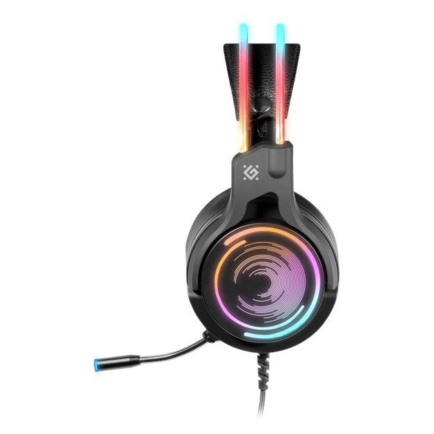 Headphones with microphone DEFENDER COSMO PRO 7.1 USB black, RGB lights