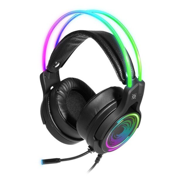 Headphones with microphone DEFENDER COSMO PRO 7.1 USB black, RGB lights