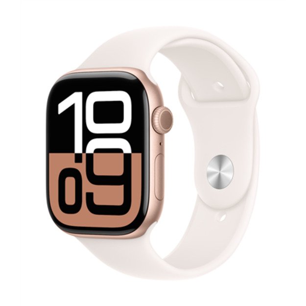 Apple Watch Series 10 | Smart watch | GPS (satellite) | Always-On Retina | Waterproof | Rose Gold