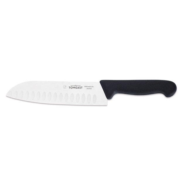Santoku knife, 18 cm,  spherical grind