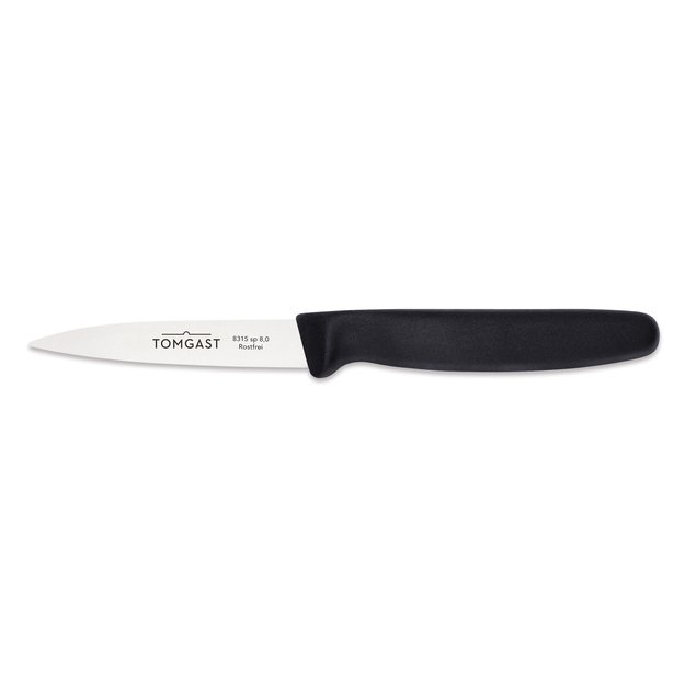 Universal knife, 8 cm, black