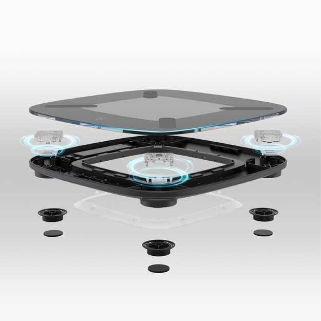 Homedics SCL-B200-BK3R GLO Body Analyser Bath Scale 8