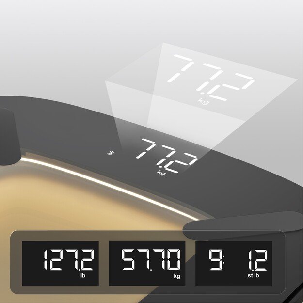 Homedics SCL-B200-BK3R GLO Body Analyser Bath Scale 4