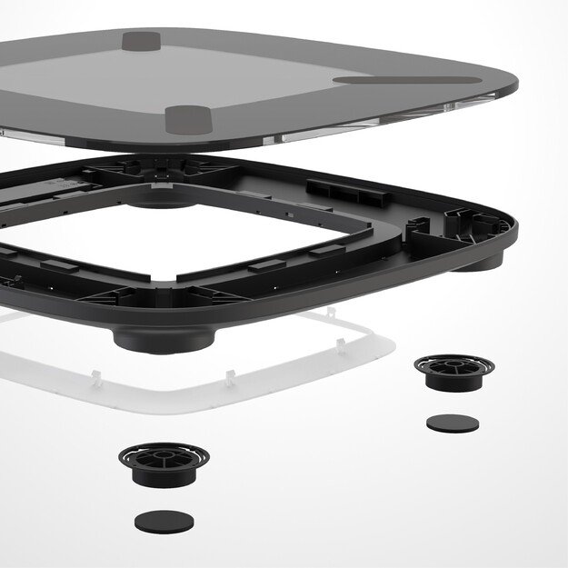 Homedics SCL-B200-BK3R GLO Body Analyser Bath Scale 7