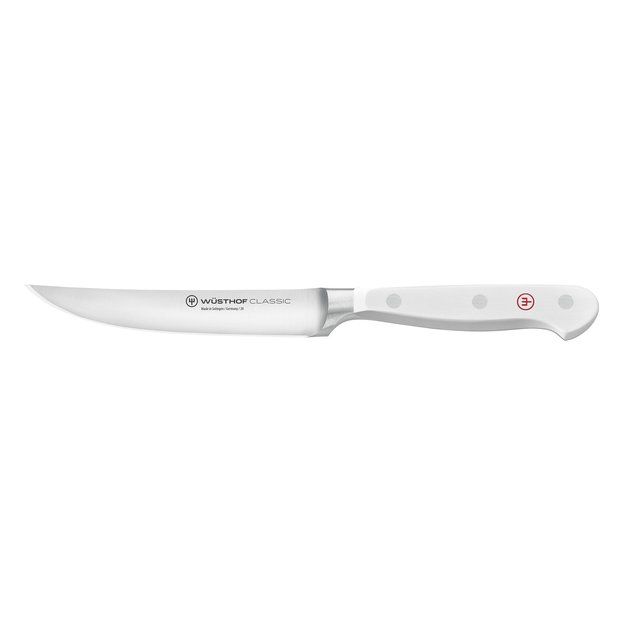 Steak knife, 12 cm, Classic White