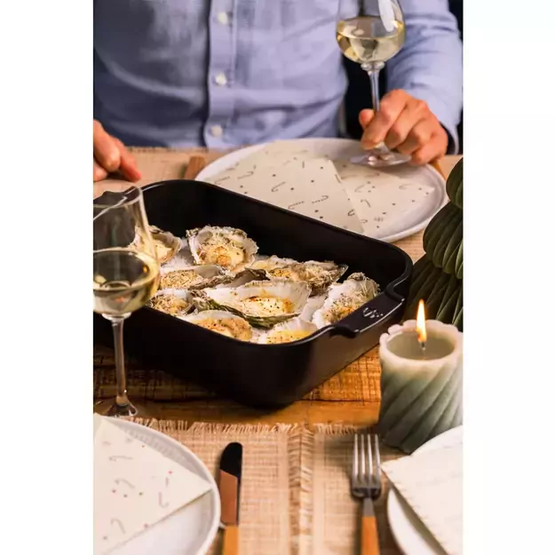 PEUGEOT APPOLIA stačiakampis indas 25 cm juodas 1