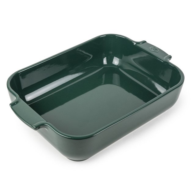 Dish, 26x20x7.2 cm, green, Appolia
