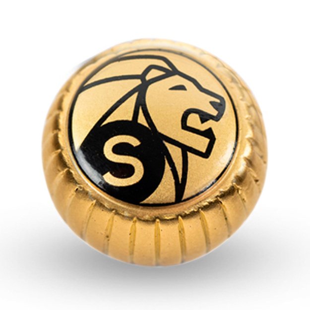 Golden matt salt grinder cap, (S)