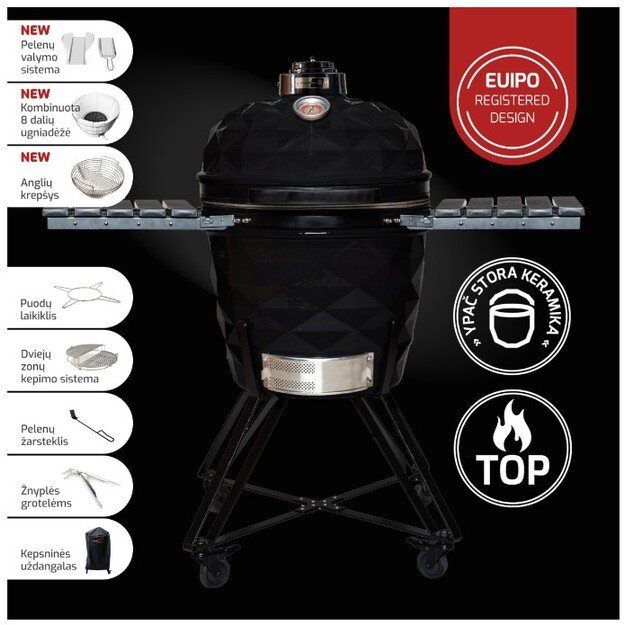 KAMADOCLUB PRO 2 PREMIUM+, juoda