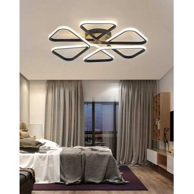 Lampa wiszące Tr&oacute;jkąty 124W + Pilot AZ133 1