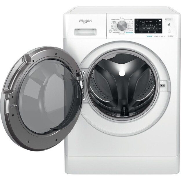 Whirlpool FFWDD 1076258 SV EE washer dryer Freestanding Front-load White E 10