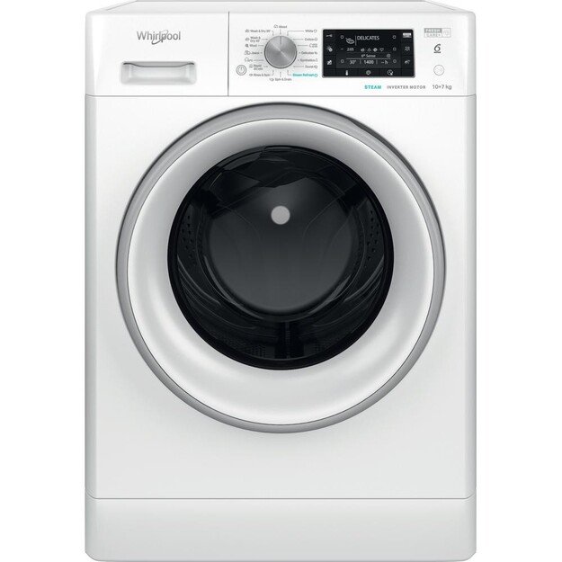 Whirlpool FFWDD 1076258 SV EE washer dryer Freestanding Front-load White E 11