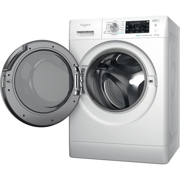 Whirlpool FFWDD 1076258 SV EE washer dryer Freestanding Front-load White E 9