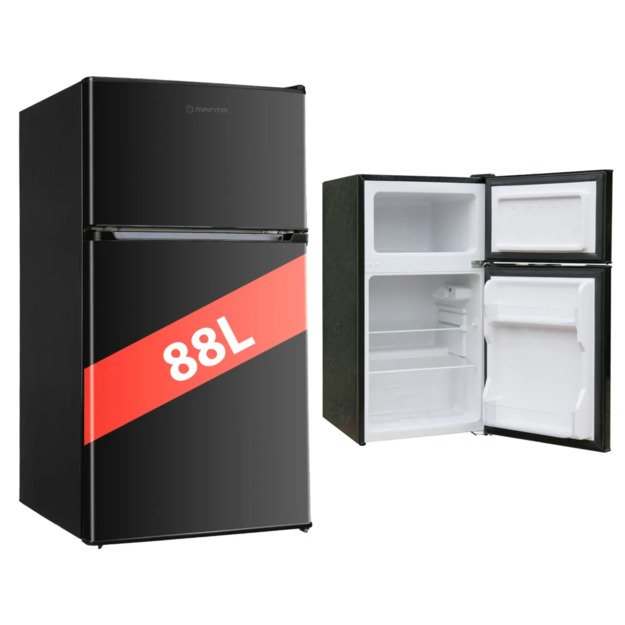 Manta MM545DBK Fridge 88L Black 9