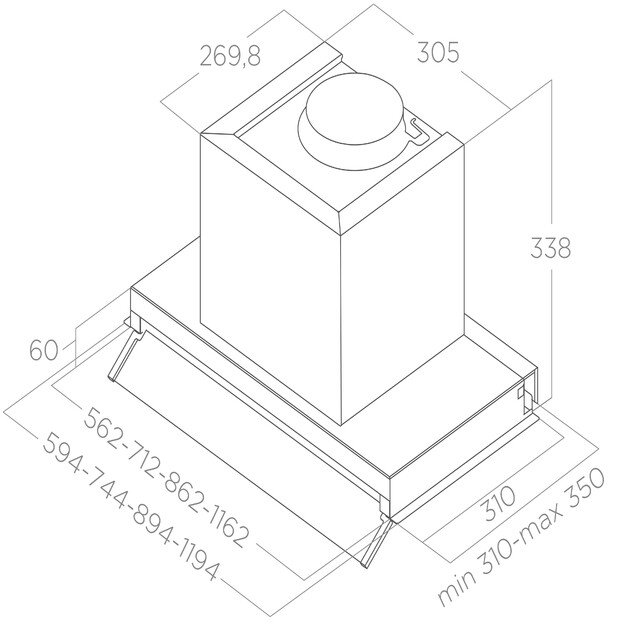 ELICA BOXIN ADVANCE PLUS BLMAT/A/60, PRF0199290