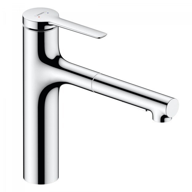 Plautuvės mai&scaron;ytuvas su i&scaron;traukiama žarna Hansgrohe Zesis M33, 74801000, chromo