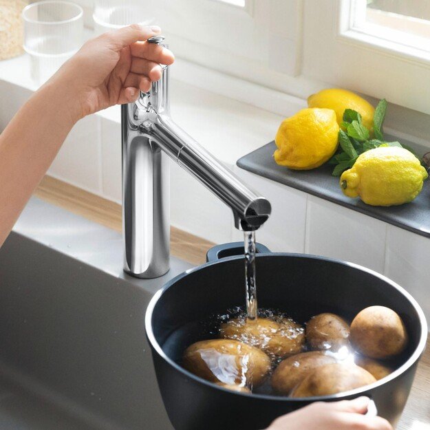 Plautuvės mai&scaron;ytuvas su i&scaron;traukiama žarna Hansgrohe Zesis M33, 74801000, chromo 3