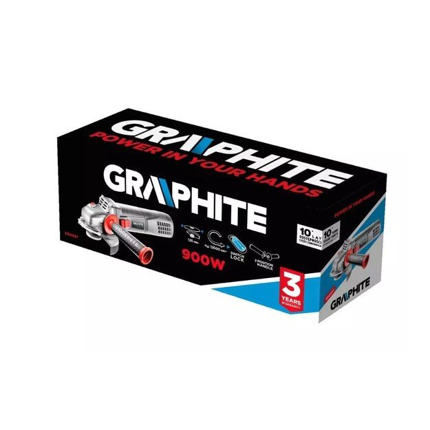Angle grinder 900W Graphite 125mm disc 1