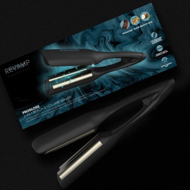 Revamp WV-3000-EU Progloss 2-IN-1 Beach & Volume Waver 1