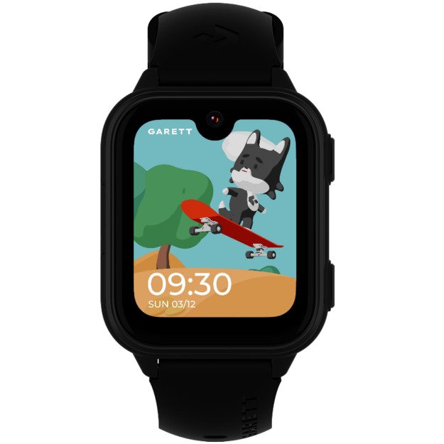 Išmanusis laikrodis su lietuvišku meniu Garett Kids Vibe 4G Black