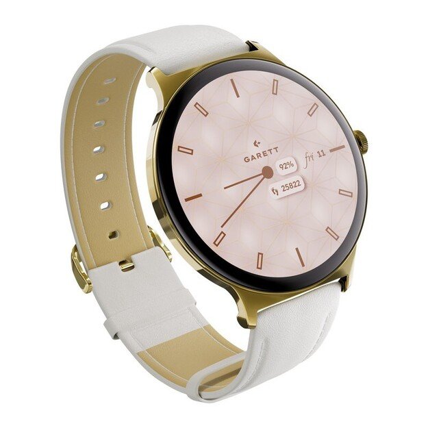 I&scaron;manusis laikrodis su lietuvi&scaron;ku meniu GARETT Verona 2 Glow Gold Mesh steel 6