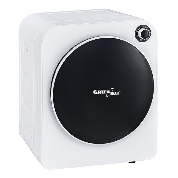 GreenBlue GB410 Electric Tumble Dryer 3kg 830W Vented 5 Drying Programs Compact Table Top Contertop Wall Moountable Portable