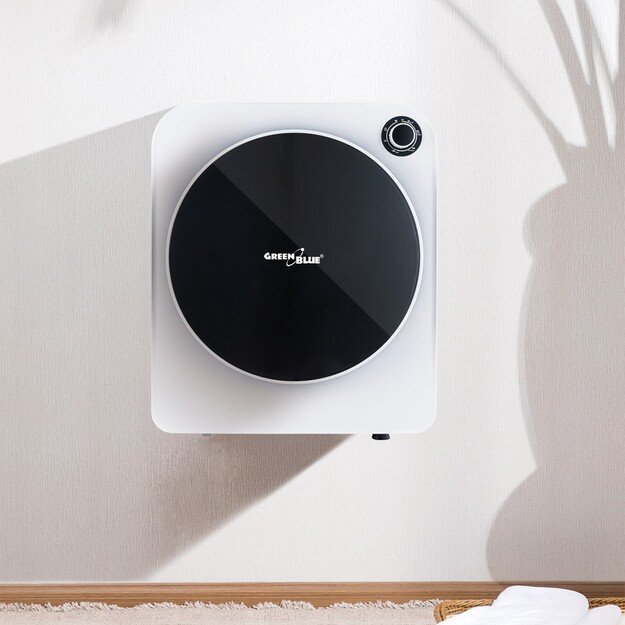 GreenBlue GB410 Electric Tumble Dryer 3kg 830W Vented 5 Drying Programs Compact Table Top Contertop Wall Moountable Portable