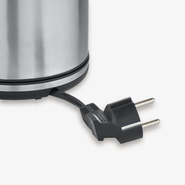Severin WK 3489 electric kettle 1 L 2400 W Black, Silver