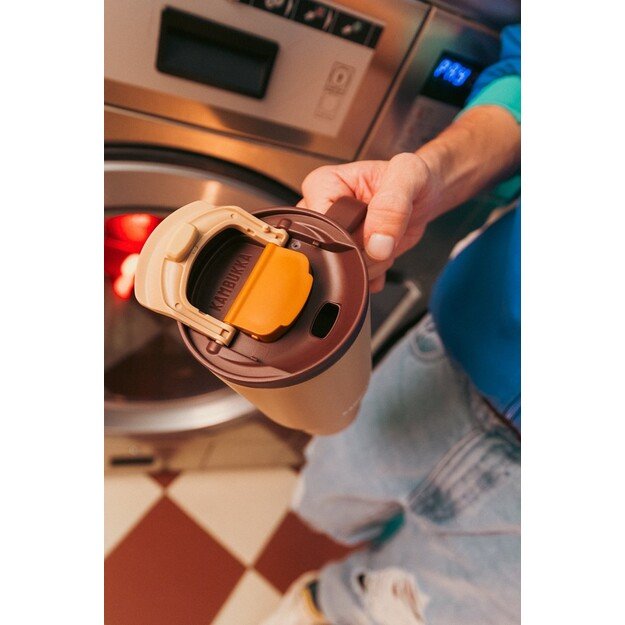 Thermal mug with telescopic straw Kambukka Rio Tumbler 950ml Almond Dream 5