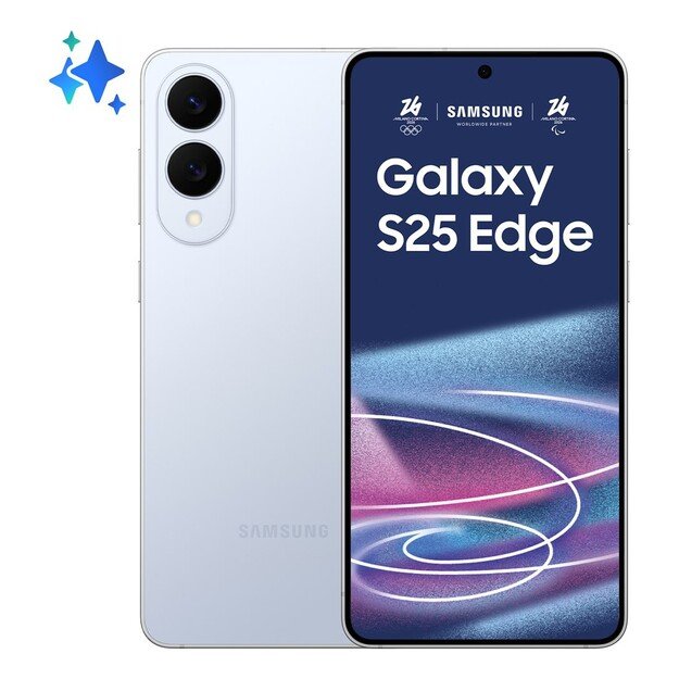 Samsung Galaxy S25 Edge 17 cm (6.7 ) Dual SIM Android 15 5G USB Type-C 12 GB 256 GB 3900 mAh Blue