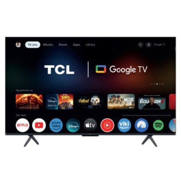 TCL 50C61K TV 127 cm (50 ) 4K Ultra HD Smart TV Wi-Fi Metallic
