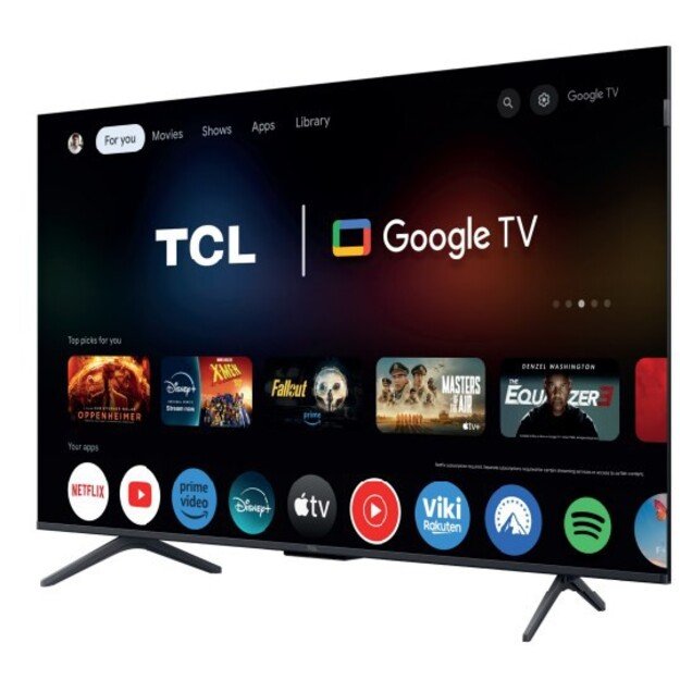 TCL 50C61K TV 127 cm (50 ) 4K Ultra HD Smart TV Wi-Fi Metallic