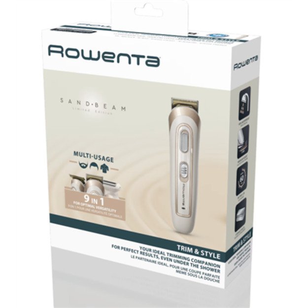 Rowenta Trimmer | TN9154F0 | Cordless | Number of length steps 6 | Cream