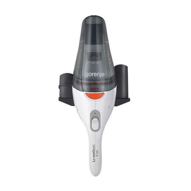 Gorenje MVC72FW handheld vacuum Black, White Bagless