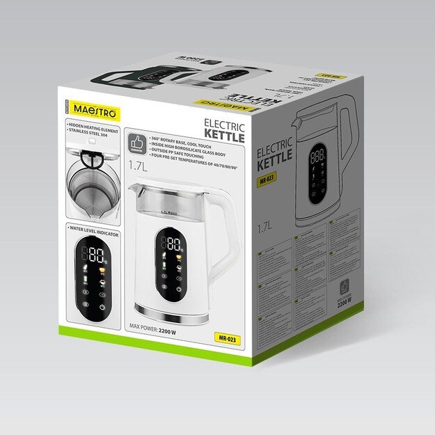 Virdulys 1,7L 2220W MR-023-GREEN MAESTRO