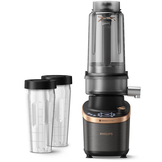 Philips Flip&Juice&trade; Blender HR3770/10 High-speed blender with juicer module