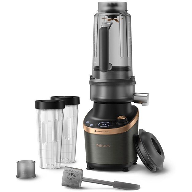 Philips Flip&Juice&trade; Blender HR3770/10 High-speed blender with juicer module