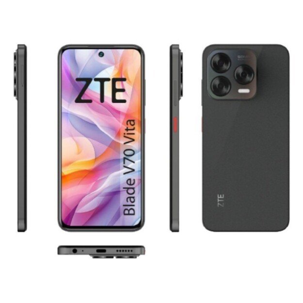 ZTE Blade V70 Vita 17 cm (6.7 ) Dual SIM Android 14 4G USB Type-C 8 GB 256 GB 5000 mAh Grey