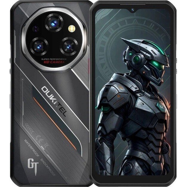 Oukitel WP62 6,58  Smartphone Dual SIM Android 15 5G USB Type-C 8 GB 256 GB 11000 mAh Black