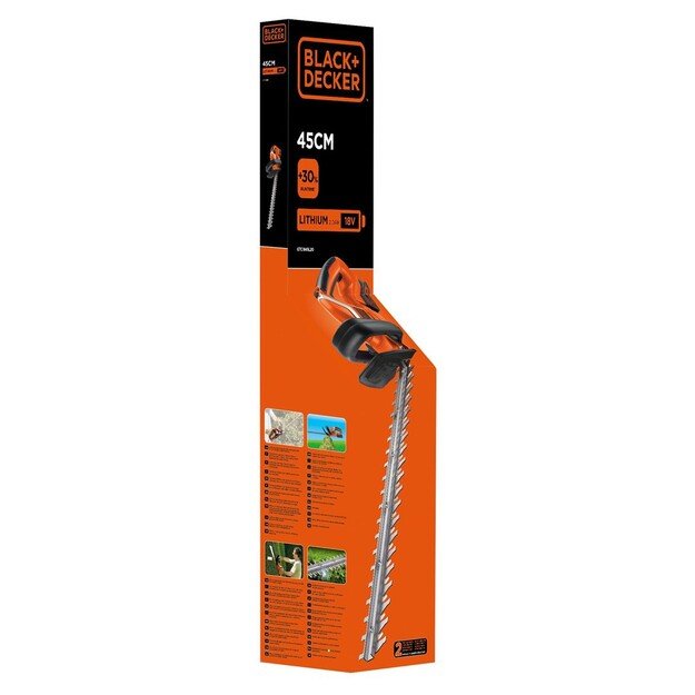 Black & Decker GTC1845L20-QW power hedge trimmer Double blade 2.6 kg