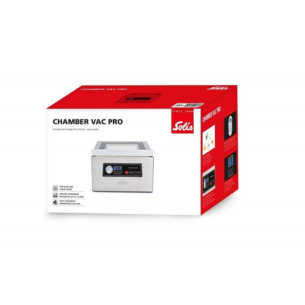 Solis S0136 vacuum sealer 950 mbar Stainless steel